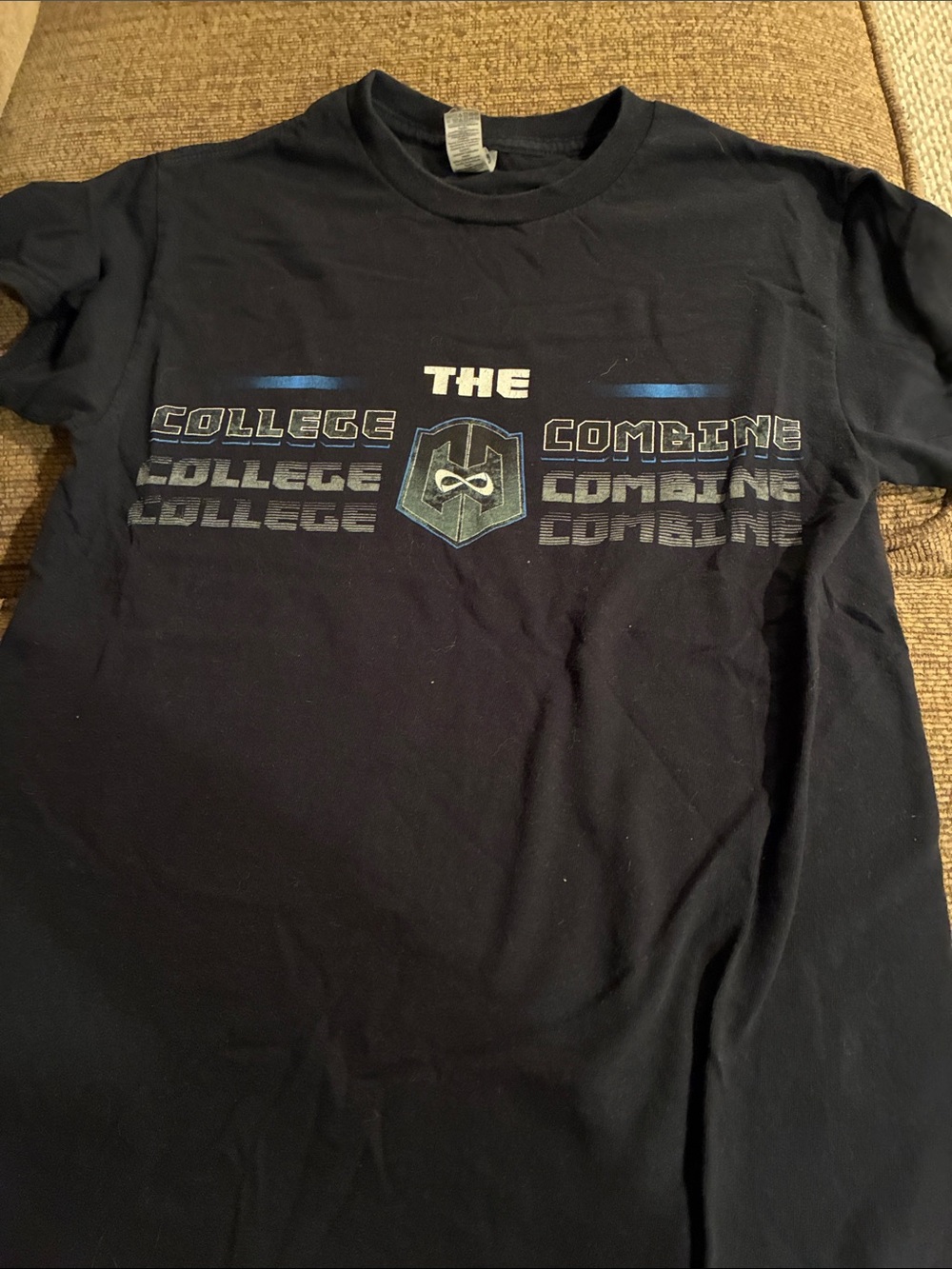 The College Combine Graphic Tee - Black